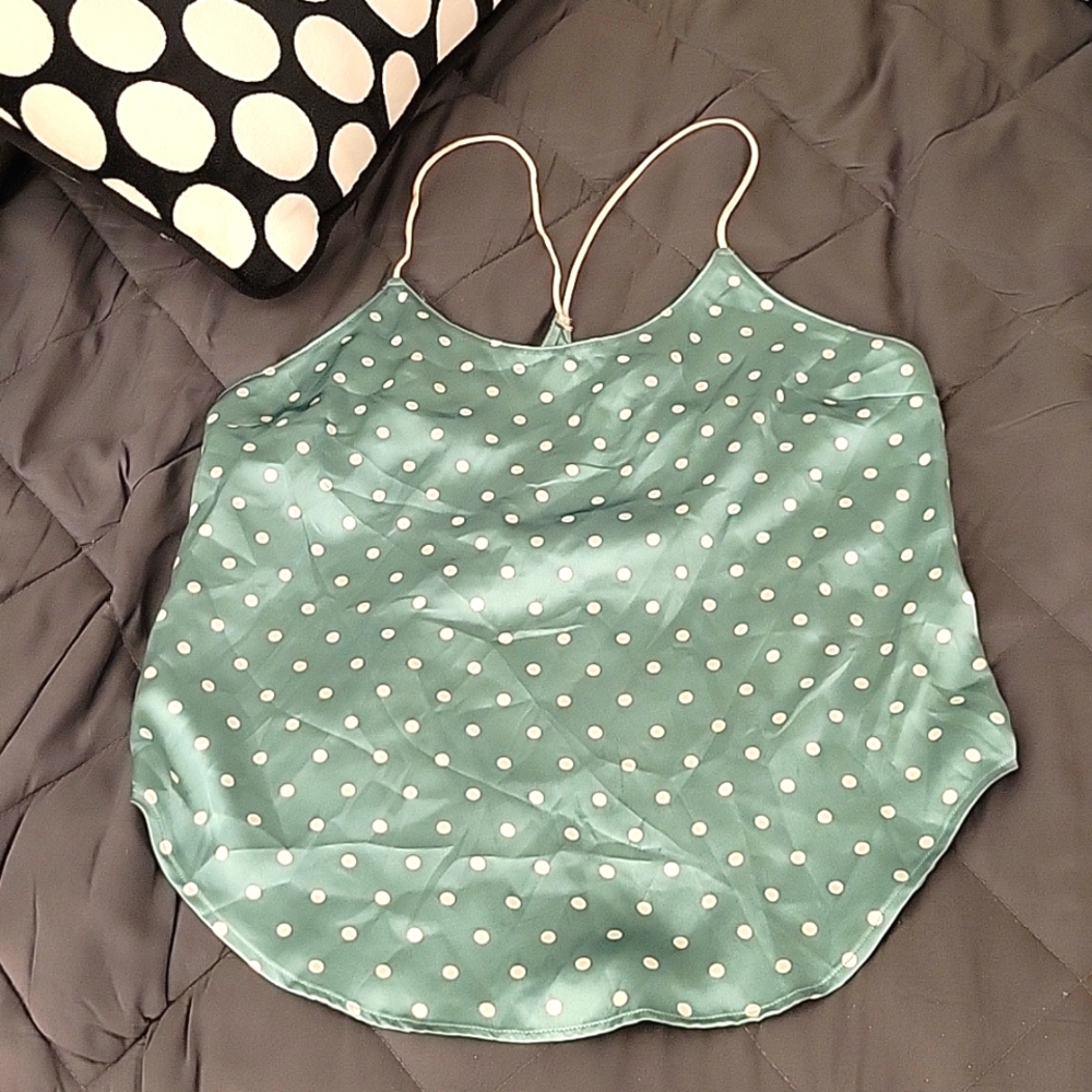Victoria Secret Polka Dot Pajama Top Size:XS
